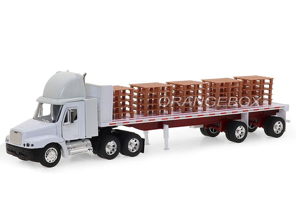 Caminhão Freightliner Century Class Flatbed + Carreta Pallets
