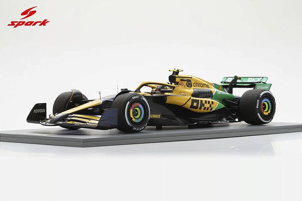 Fórmula 1 Ayrton Senna Tribute McLaren MCL38 Lando Norris GP Mônaco 2024