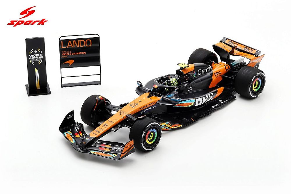 Fórmula 1 McLaren MCL39 Lando Norris World Champion Abu Dhabi 2025