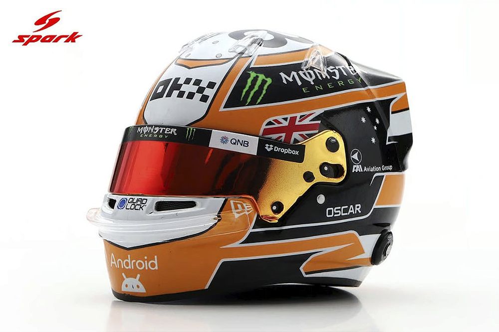 Capacete Oscar Piastri McLaren Formula 1 Team Monaco GP 2025