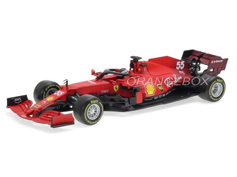 Fórmula 1 Ferrari SF21 Scuderia 2021 Carlos Sainz Jr