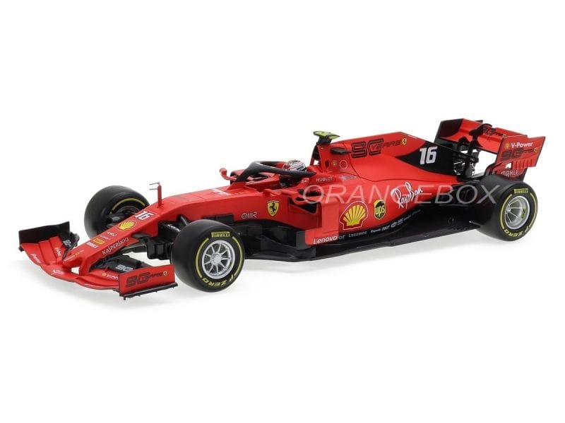 Fórmula 1 Ferrari SF90 Charles Leclerc Edição Especial Vencedor GP Monza 2019
