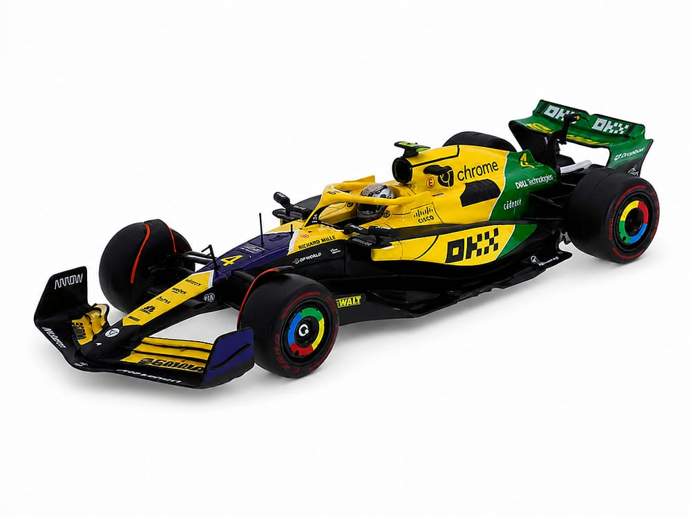 Ayrton Senna Tribute Fórmula 1 McLaren MCL38 GP Mônaco 2024 Norris