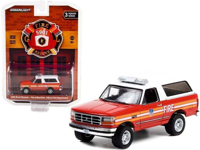 Ford Bronco 1996 City of New York Official Fire Department