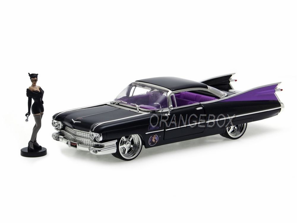 Cadillac Coupe DeVille 1959 + Catwoman DC Comics Bombshells Jada Toys