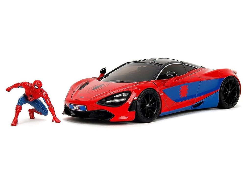 McLaren 720S Marvel Spider Man + Figura Jada Toys