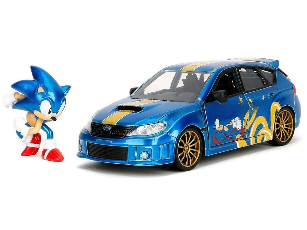 Subaru Impreza WRX STI Sonic The Hedgehog + Figura