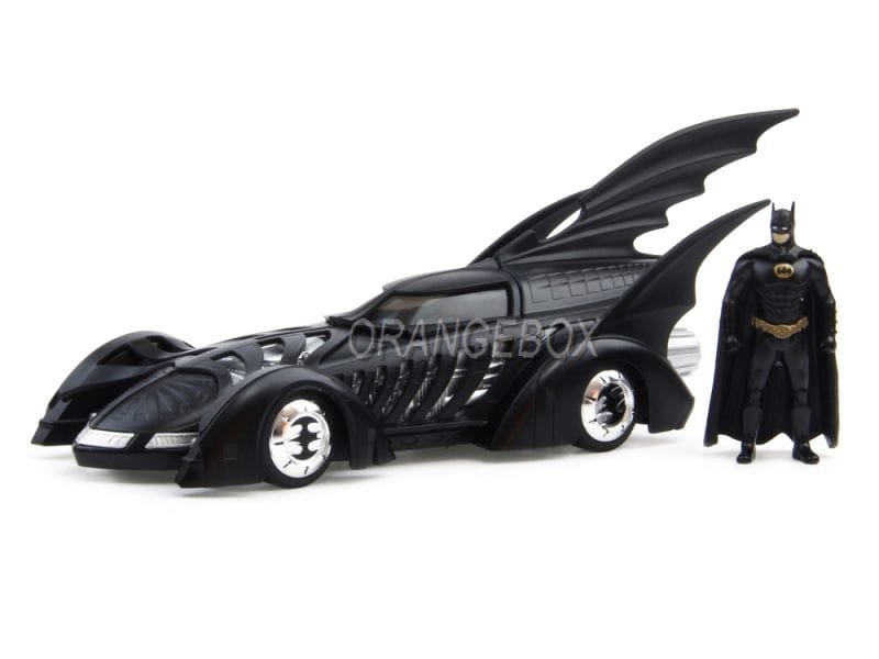 Batman Forever Batmobile + Figura Batman (em metal) Jada Toys