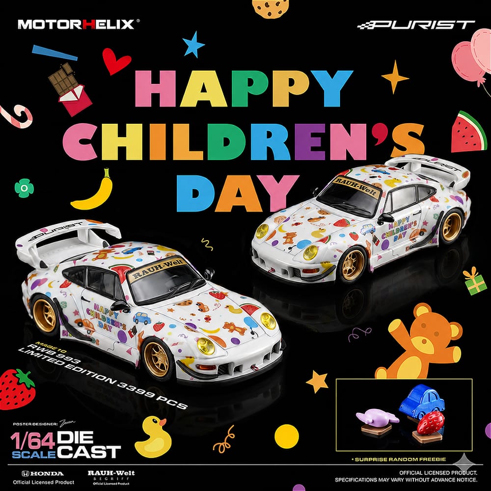 Porsche RWB 993 Happy Children's Day LIMITED EDITION