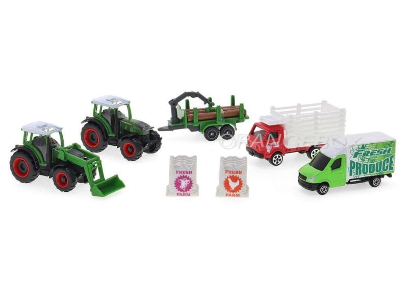 Mini Work Machines Super Fazenda Fendt Play Set Maisto