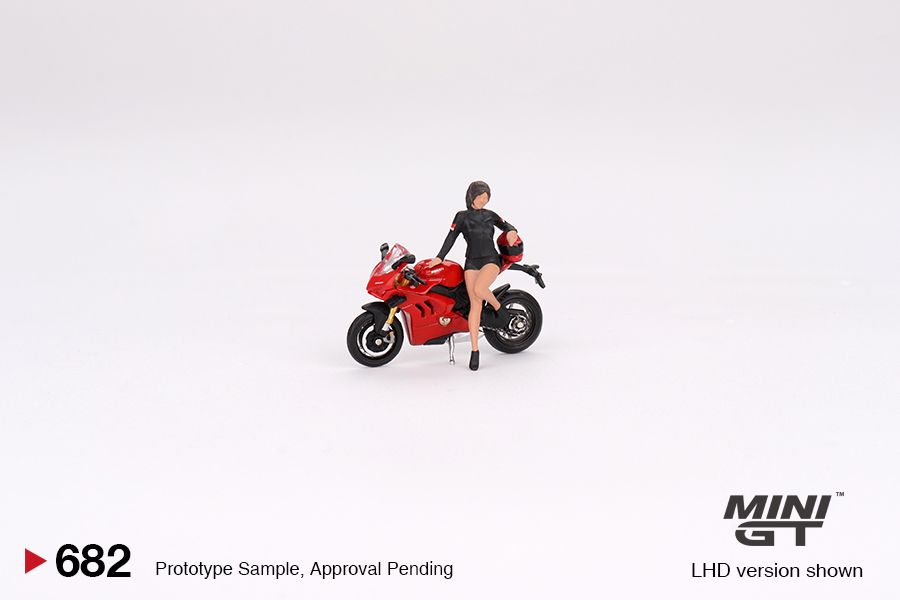 Ducati Panigale V4 S + Figura Ducati Girl