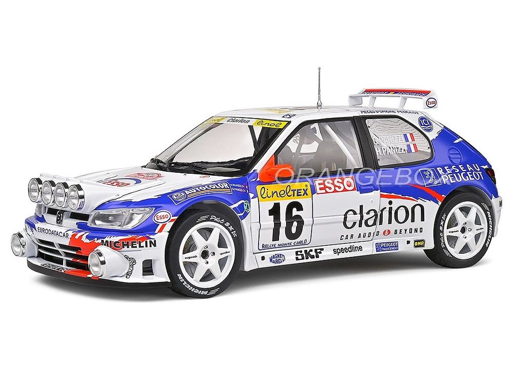 Peugeot 306 Maxi Night Rally Monte Carlo 1992