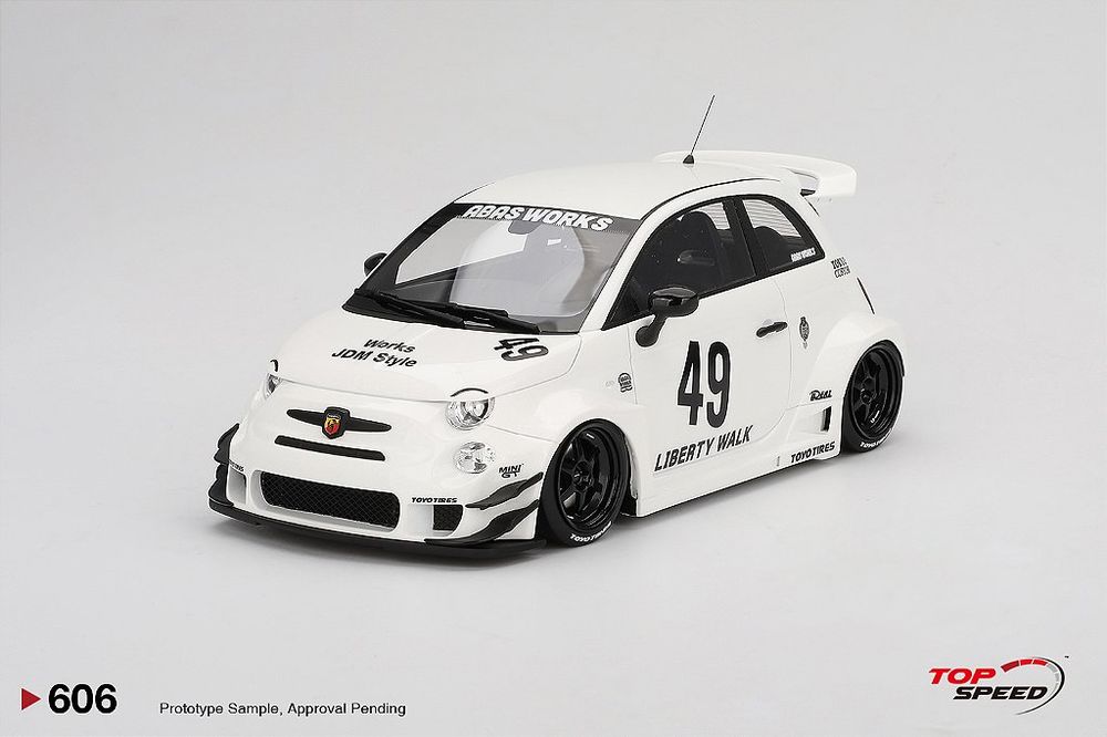 Fiat Abarth 595 Liberty Walk LB-WORKS x Abas Works