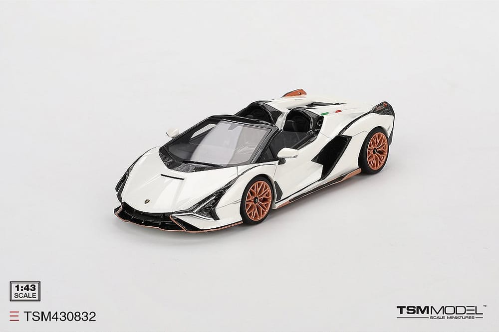 Lamborghini Sián Roadster Bianco Asopo