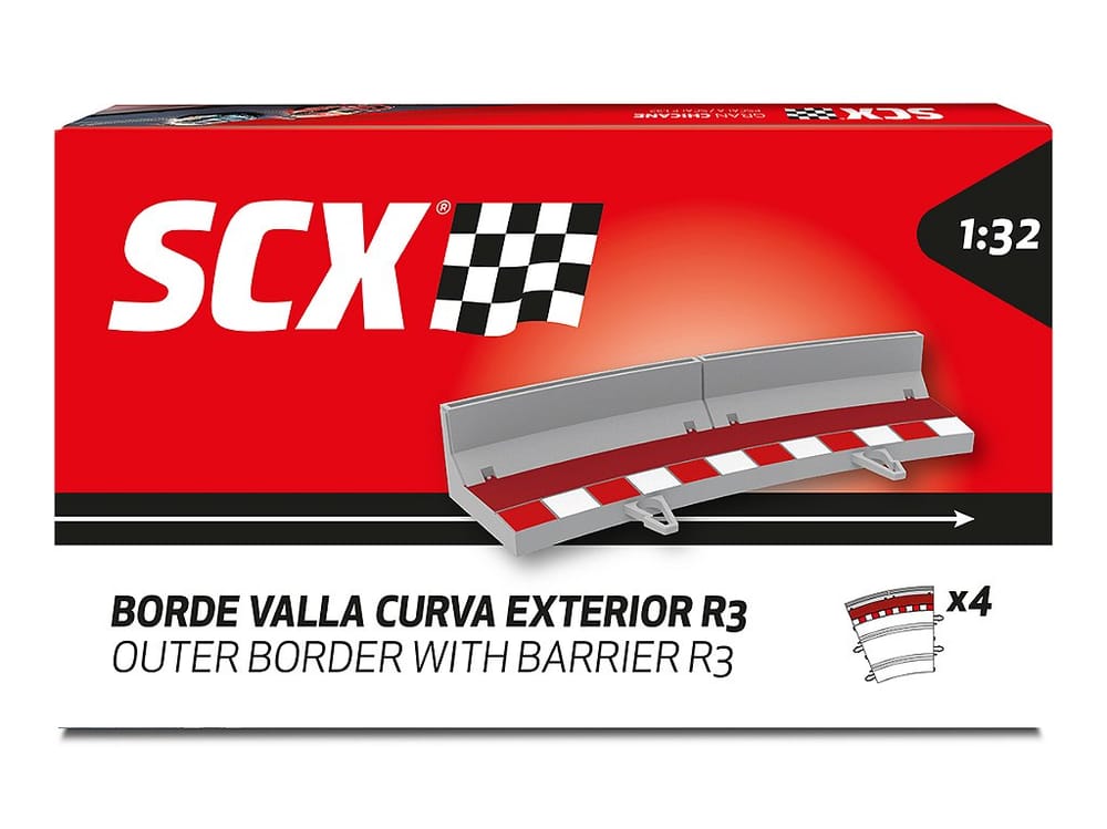 Acabamento Lateral com Barreira para Curvas R1 45° 08 unidades